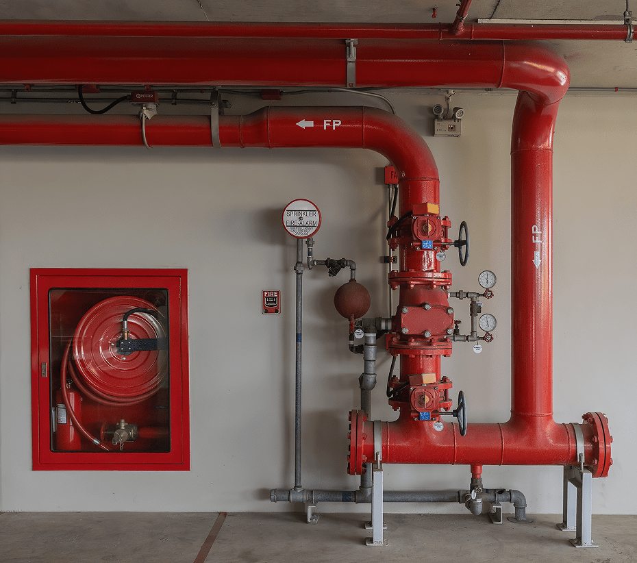 Fire protection equipment in building